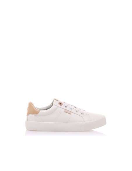 ZAPATILLA CASUAL NIÑA MUSTANG LEIS BLANCO NUDE 48915