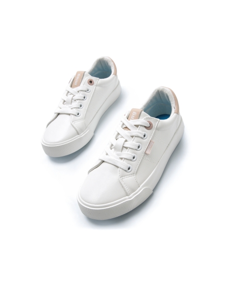 ZAPATILLA CASUAL NIÑA MUSTANG LEIS BLANCO NUDE 48915