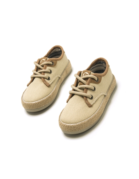 ZAPATILLA VESTIR MUSTANG NIÑO 48920 LUMI  CRUDO