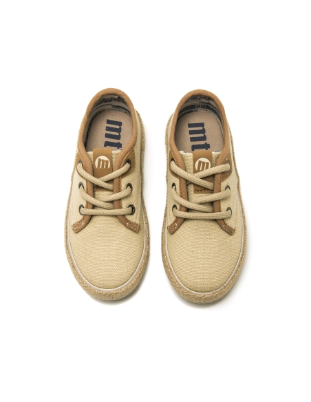 ZAPATILLA VESTIR MUSTANG NIÑO 48920 LUMI  CRUDO