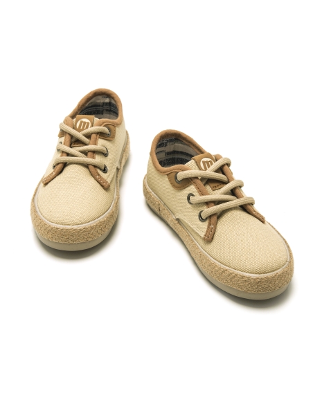 ZAPATILLA VESTIR MUSTANG NIÑO 48920 LUMI  CRUDO