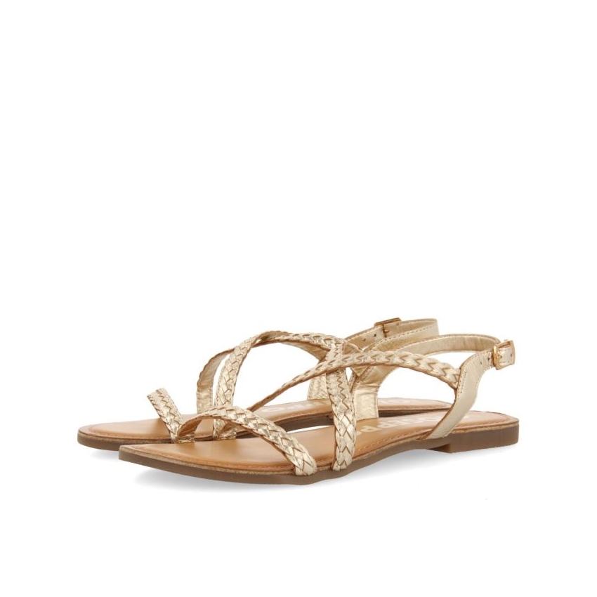 SANDALIA MUJER GIOSEPPO CAPACI ORO 72067