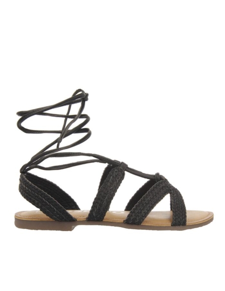 SANDALIA MUJER PLANA GIOSEPPO DARNEY NEGRO  69130