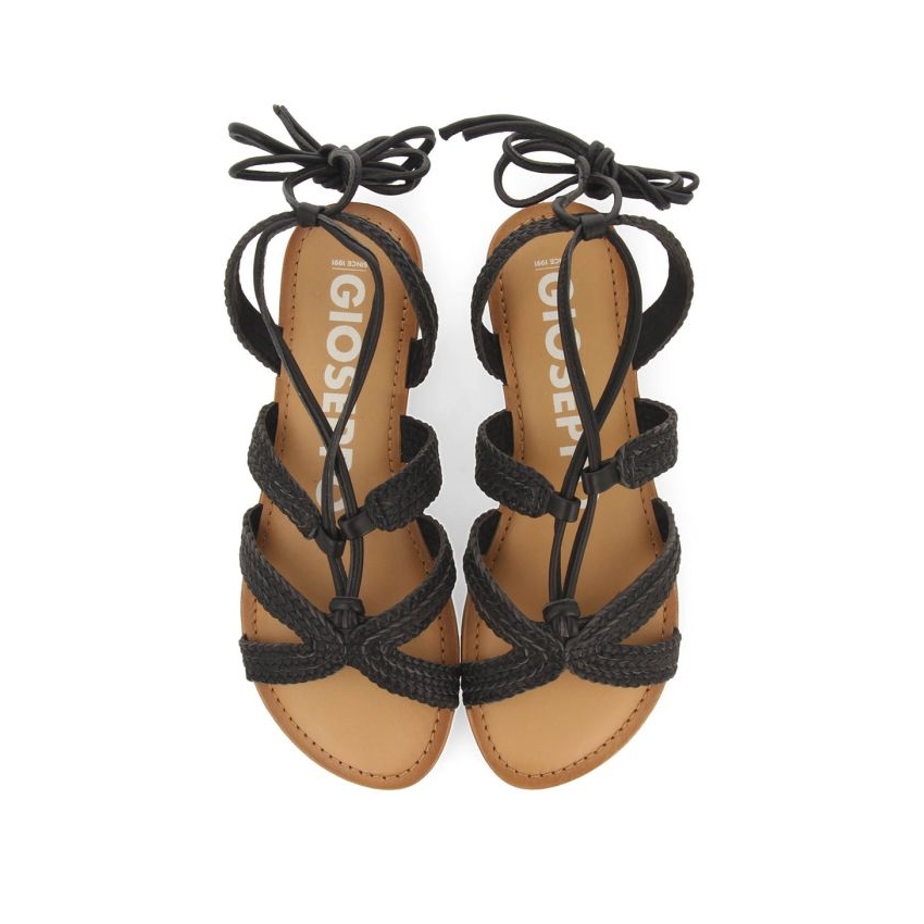 SANDALIA MUJER PLANA GIOSEPPO DARNEY NEGRO  69130