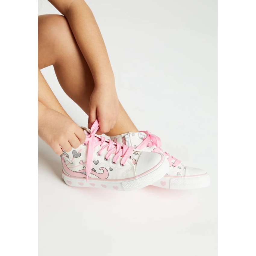 BOTA BLANCA NIÑA  CONGUITOS UNICORNIO OSSH141076