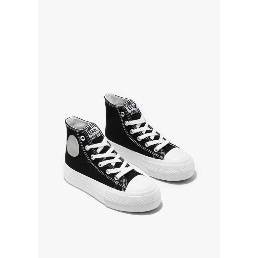 BOTA LONA B&W CONGUITOS NEGRO 527062