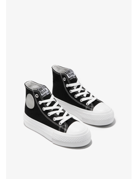 BOTA LONA B&W CONGUITOS NEGRO 527062