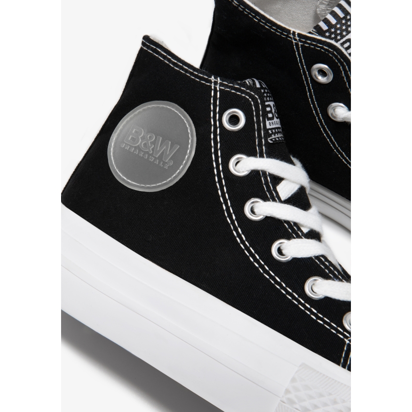 BOTA LONA B&W CONGUITOS NEGRO 527062