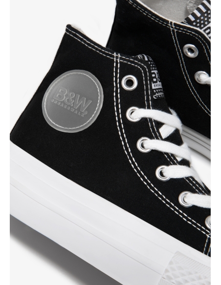 BOTA LONA B&W CONGUITOS NEGRO 527062