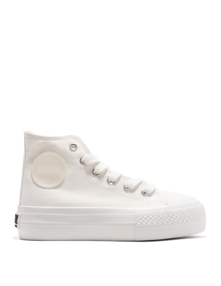 BOTA LONA B&W CONGUITOS BLANCA 527062