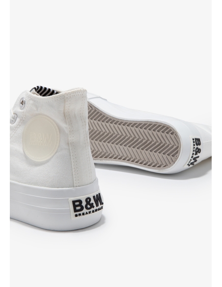 BOTA LONA B&W CONGUITOS BLANCA 527062