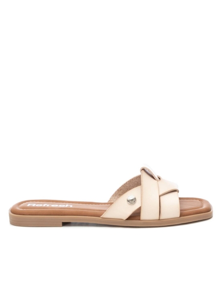 SANDALIAS PLANAS MUJER DESTALONADA REFRESH 17155 NUDE