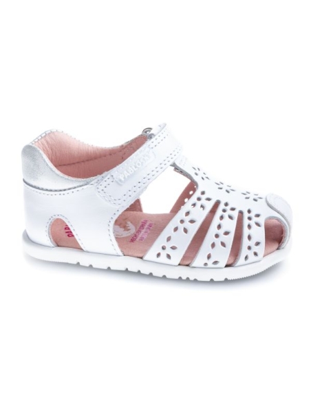 SANDALIA RESPETUOSA BEBE NIÑA PABLOSKY OLIMPO BLANCO 037200