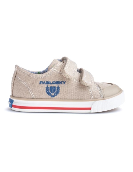ZAPATILLA NIÑO LONA PABLOSKY 974930 PIEDRA