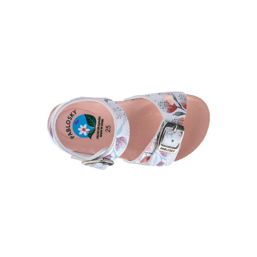 SANDALIA  NIÑA PABLOSKY CHAMPION BLANCO 428500