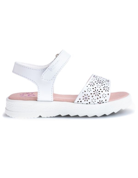 SANDALIA NIÑA PABLOSKY OLIMPO BLANCO 431000