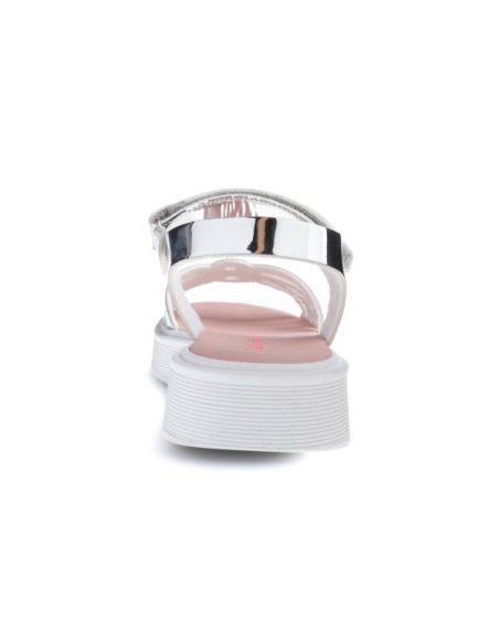 SANDALIA NIÑA PABLOSKY TITANIO PLATA 871450