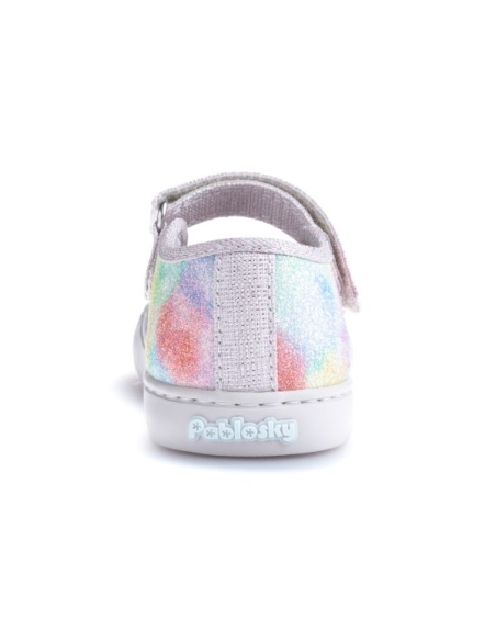 ZAPATILLA NIÑA LONA PABLOSKY LINO MALVA 975430