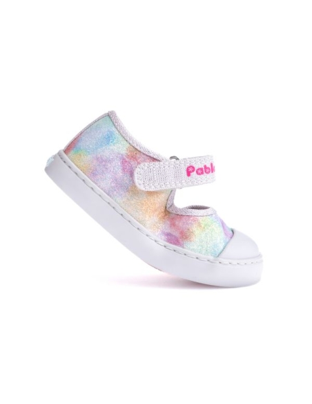 ZAPATILLA NIÑA LONA PABLOSKY LINO MALVA 975430
