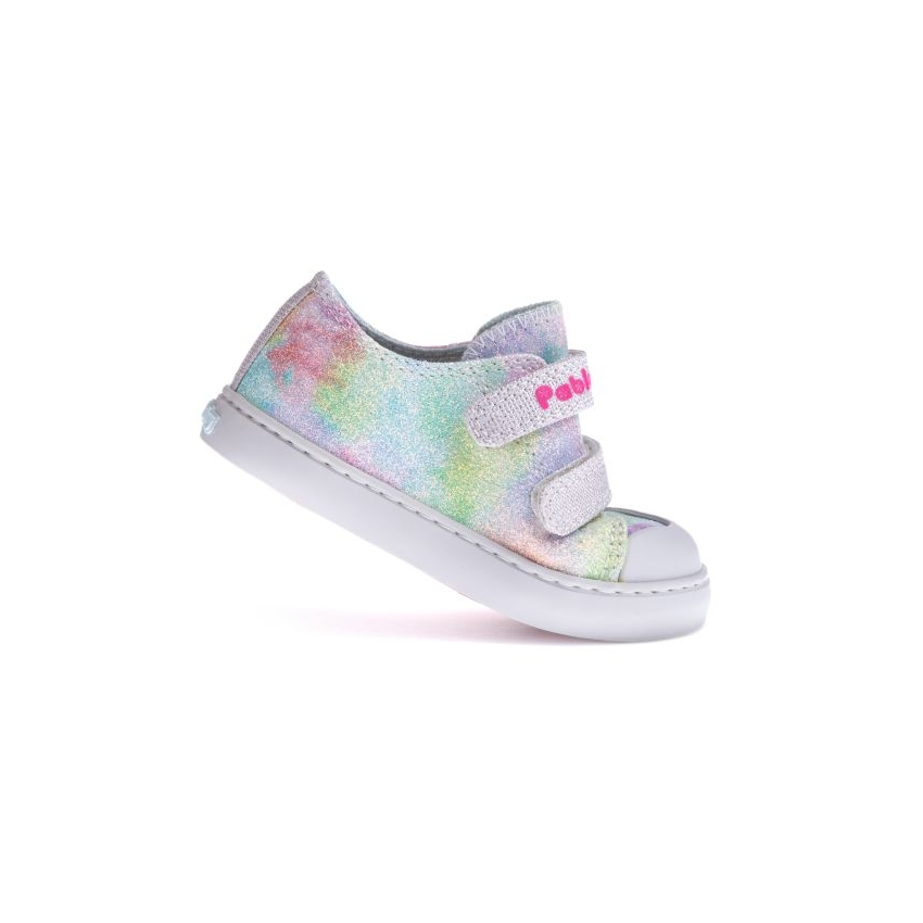 ZAPATILLA NIÑA PABLOSKY LONA LINO GLITTER MALVA...