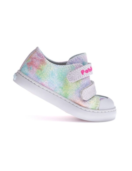 ZAPATILLA NIÑA PABLOSKY LONA LINO GLITTER MALVA 975530