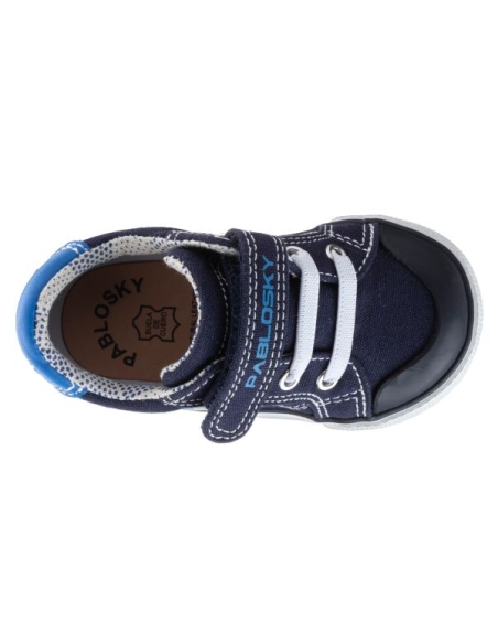 ZAPATILLA NIÑO LONA PABLOSKY CORDONES ELASTICOS 975020