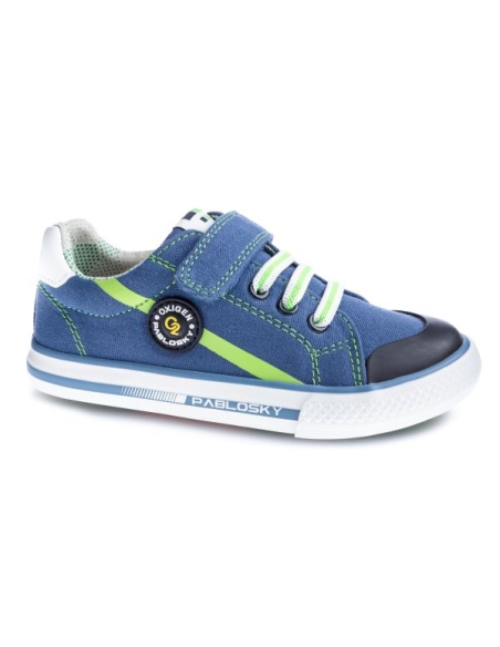 ZAPATILLA NIÑO PABLOKSY LONA CORDONES ELASTICOS 976010