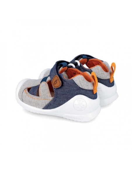 SANDALIA LONA NIÑO BIOMECANICS 242186-B PRIMEROS PASOS