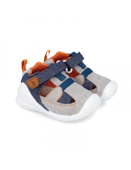 SANDALIA LONA NIÑO BIOMECANICS 242186-B PRIMEROS PASOS