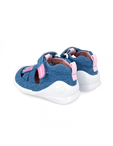 SANDALINA LONA NIÑA BIOMECANICS 242183-C PRIMEROS PASOS