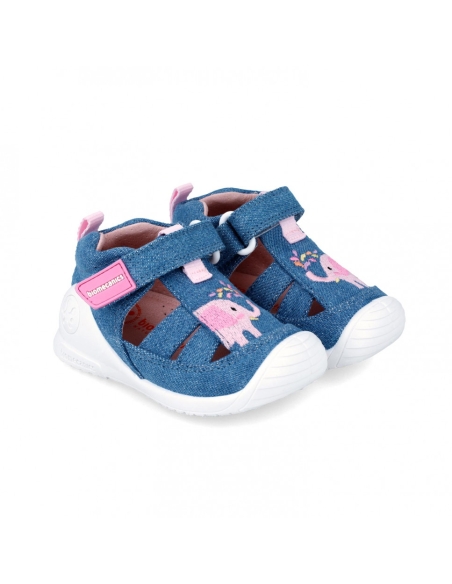 SANDALINA LONA NIÑA BIOMECANICS 242183-C PRIMEROS PASOS