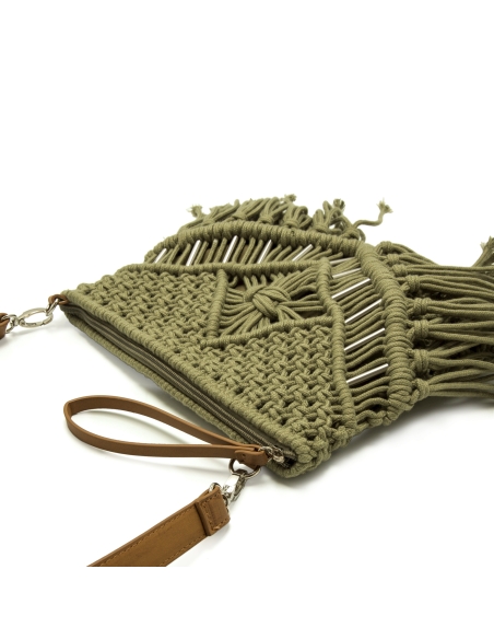 BOLSO BANDOLERA MUSTANG MACRAME KAKI MABINI