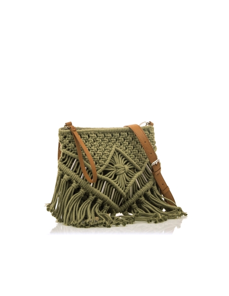 BOLSO BANDOLERA MUSTANG MACRAME KAKI MABINI