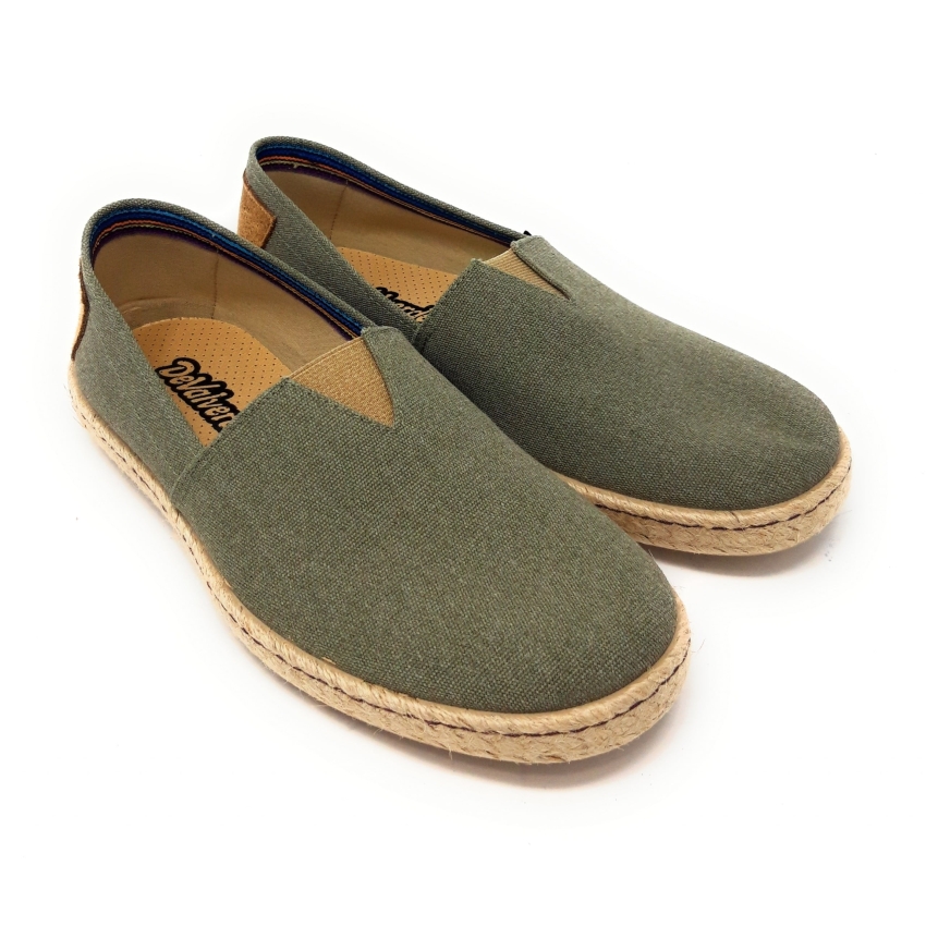 ZAPATILLAS HOMBRE LONA CAMPING DEVALVERDE KAKI...