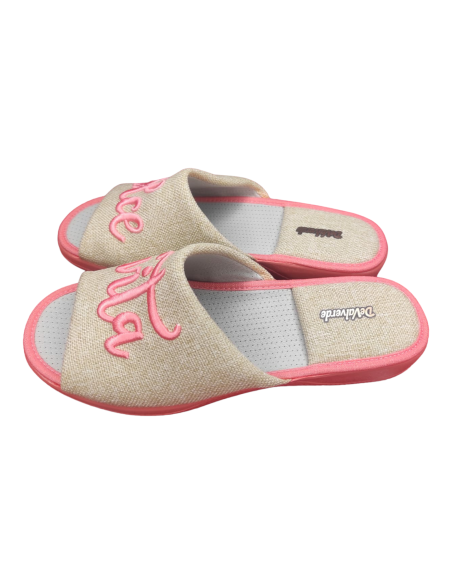 ZAPATILLA DVALVERDE ESTAR POR CASA PINKI NUDE 1550