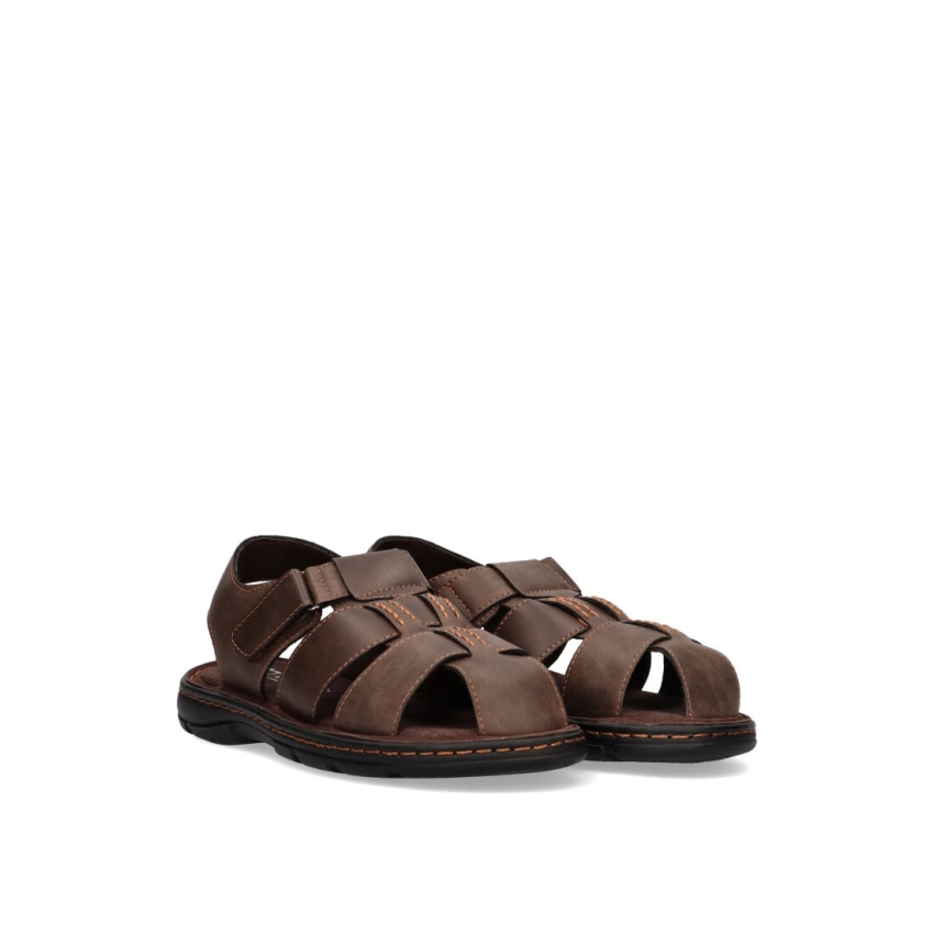 SANDALIA CABALLERO ETIKA 41016 MARRON