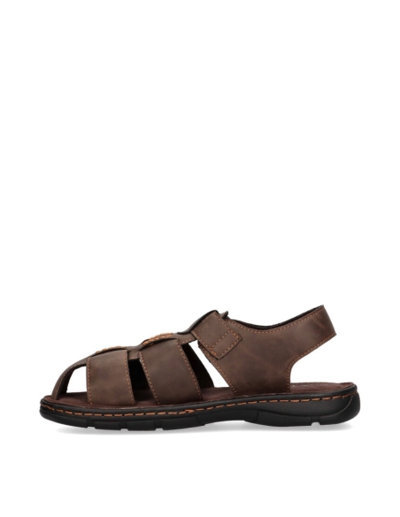 SANDALIA CABALLERO ETIKA 41016 MARRON