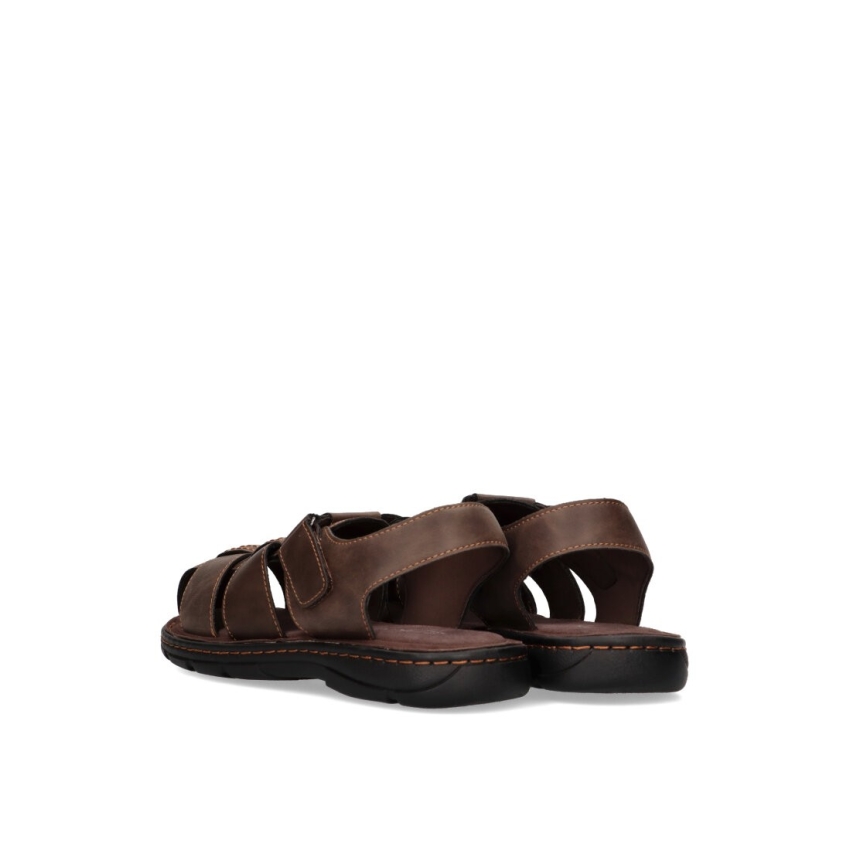 SANDALIA CABALLERO ETIKA 41016 MARRON