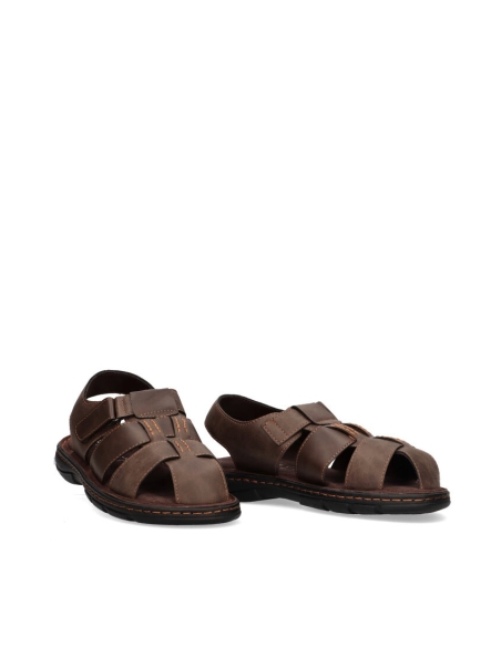 SANDALIA CABALLERO ETIKA 41016 MARRON