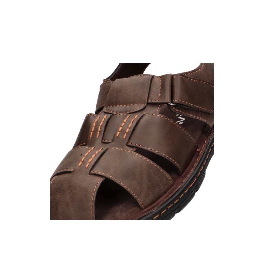 SANDALIA CABALLERO ETIKA 41016 MARRON