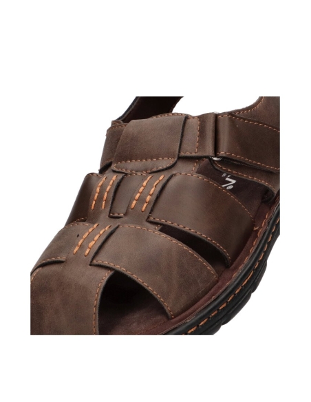 SANDALIA CABALLERO ETIKA 41016 MARRON