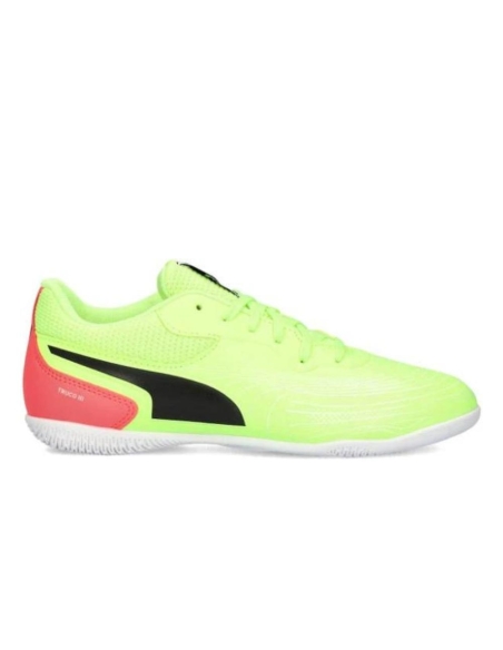 ZAPATILLA DEPORTE NIÑO PUMA FUTBOL SALA TRUCO 107980 VERDE