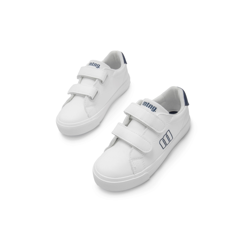 ZAPATILLA CASUAL NIÑO MUSTANG VELCRO BLANCO