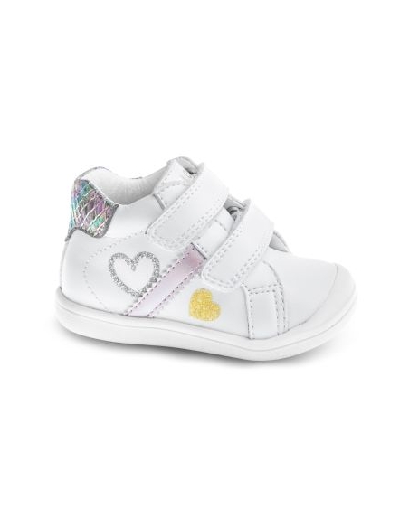 BOTITA NIÑA PABLOSKY VELCRO RESPETUOSA BLANCA 043905