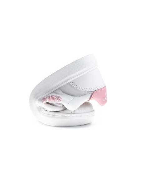 ZAPATILLA DEPORTE NIÑA PABLOSKY RESPETUOSA VELCRO PIEL BLANC