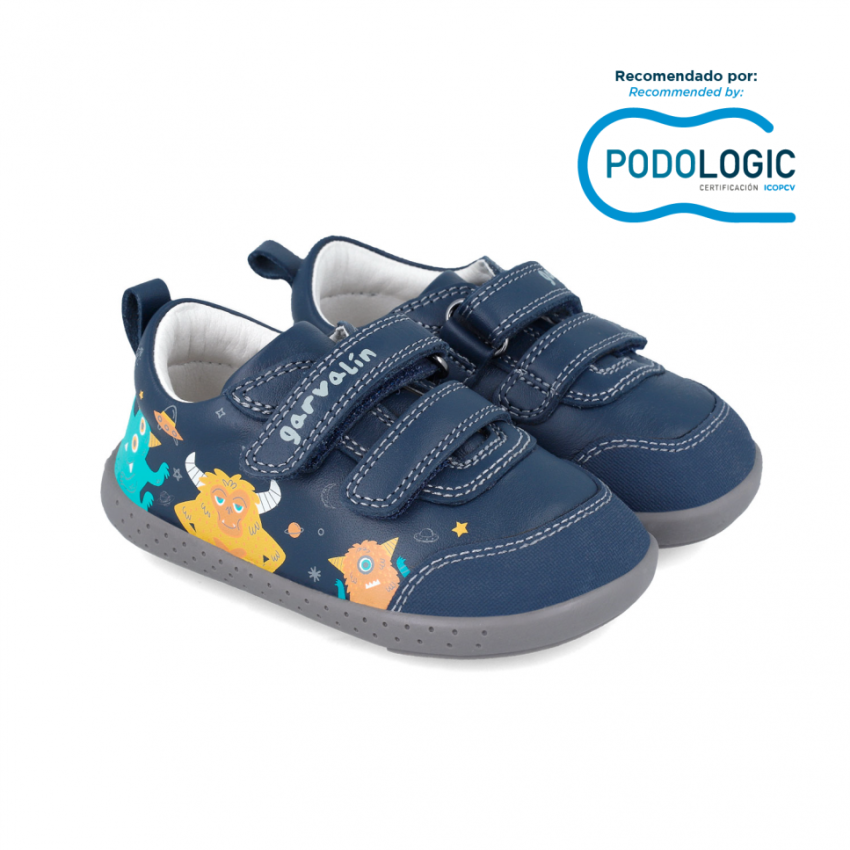 ZAPATO NIÑO RESPETUOSO GARBALIN PIEL MARINO...