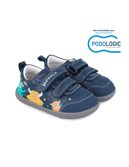 ZAPATO NIÑO RESPETUOSO GARBALIN PIEL MARINO 241309-A183