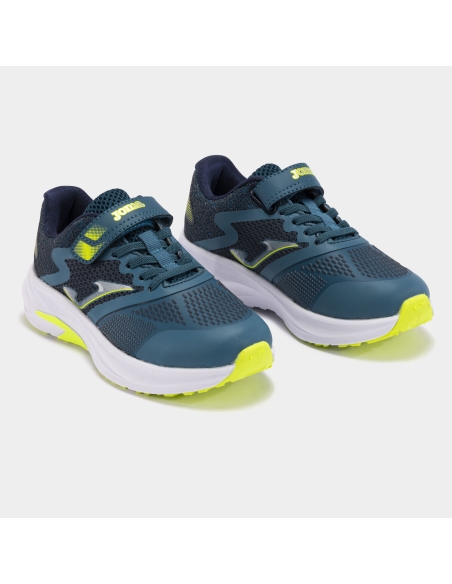 ZAPATILLA DEPORTE NIÑO JOMA VELCRO SPEED JR 2417 PETROLEO