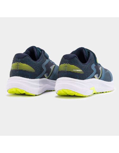 ZAPATILLA DEPORTE NIÑO JOMA VELCRO SPEED JR 2417 PETROLEO