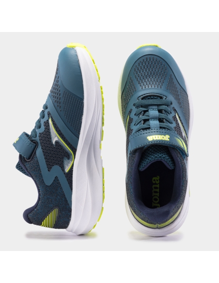 ZAPATILLA DEPORTE NIÑO JOMA VELCRO SPEED JR 2417 PETROLEO